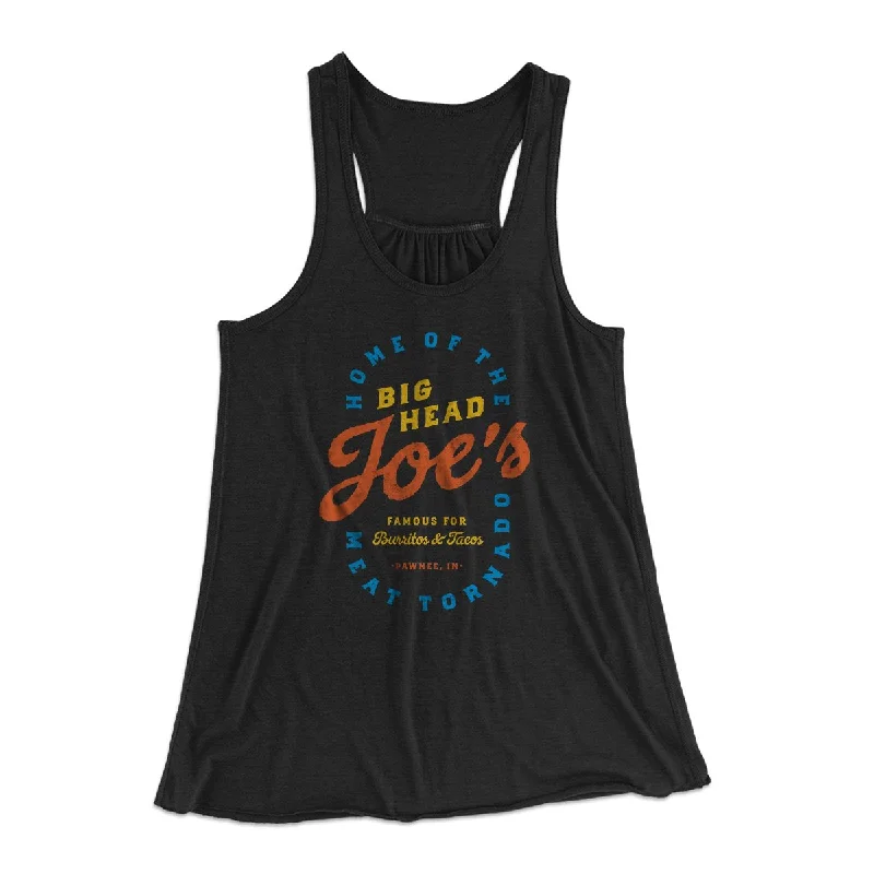 Big Head Joe's Women's Flowey Tank Top gold tank top