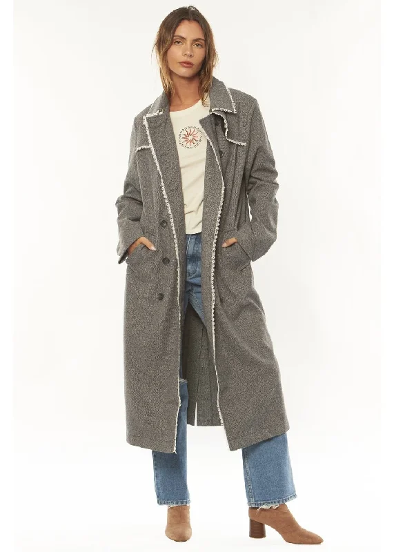 Amuse Society Marseille Long Sleeve Woven Jacket Plaid Jacket Tartan Jacket Houndstooth Jacket