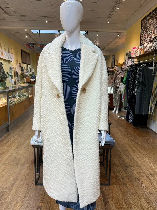 Setut Ice Wool Blend Coat Rayon Velvet Corduroy