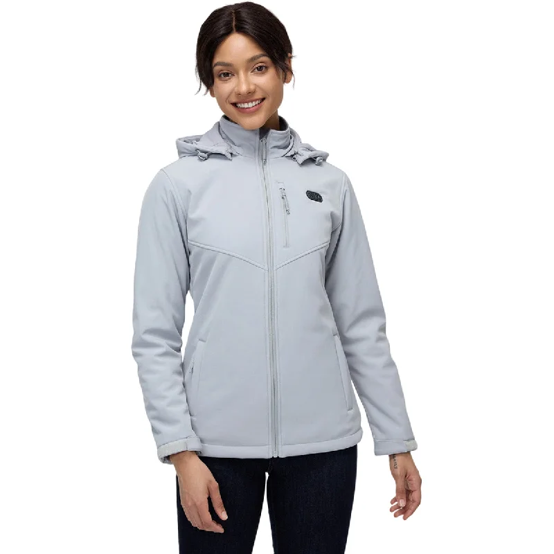 Ororo Women's Grey 5-Zone Heated Jacket V-Neck Jacket Boat Neck Jacket Square Neck Jacket
