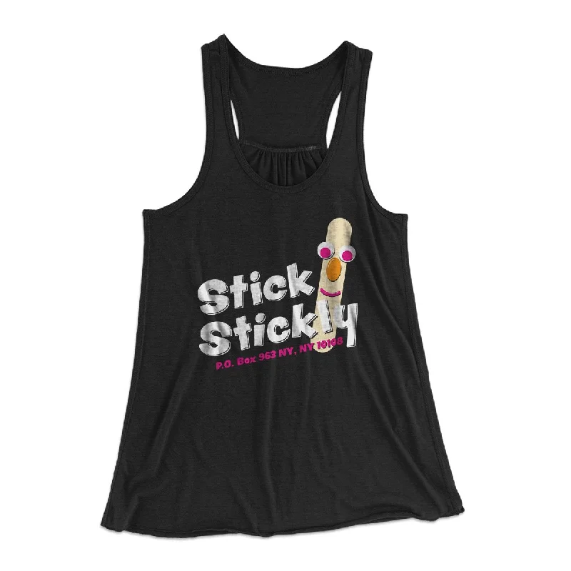 Stick Stickly Women's Flowey Tank Top one shoulder tank