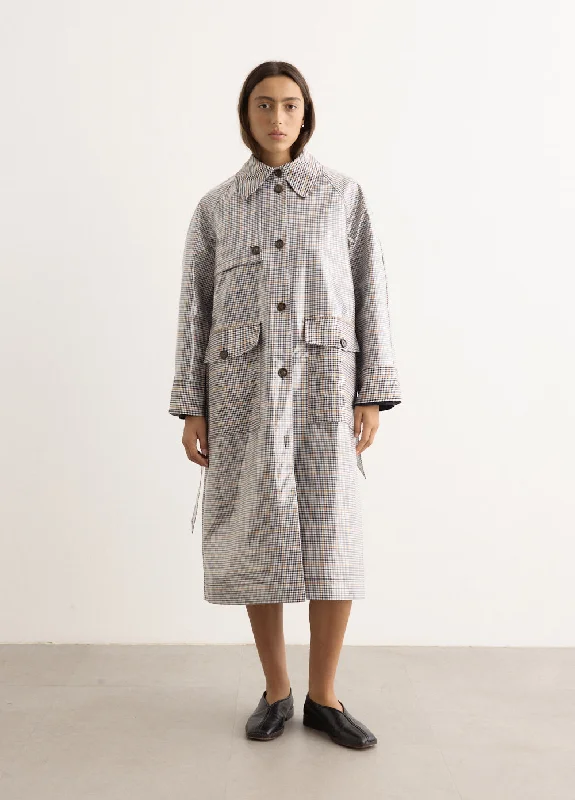 Dorothy Coat Tie-Waist Belted Drawstring