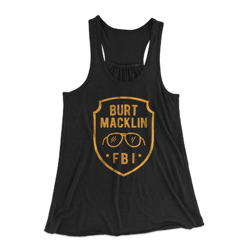 Burt Macklin FBI Women's Flowey Tank Top loose fit tank