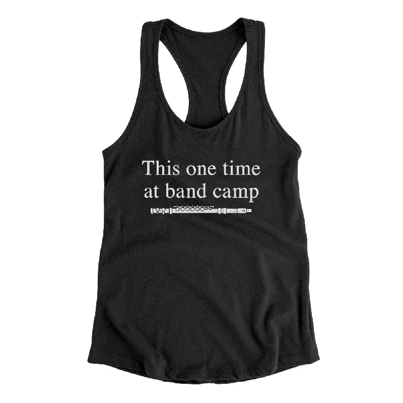 This One Time At Band Camp Women's Racerback Tank navy tank top