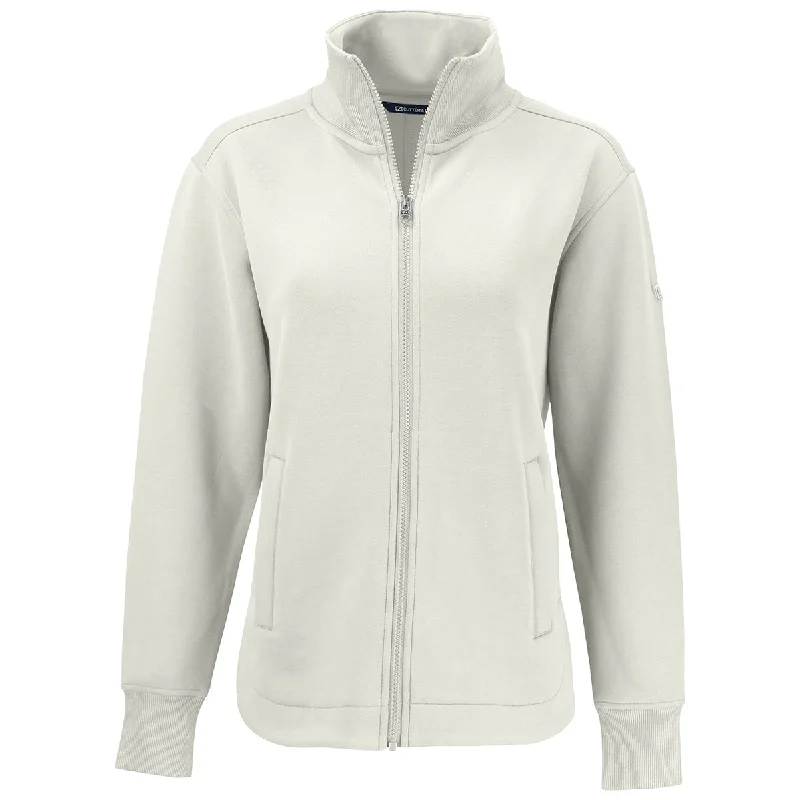 Cutter & Buck Women's Shell Roam Eco Full Zip Recycled Jacket Collared Jacket Crew Neck Jacket Turtle Neck Jacket