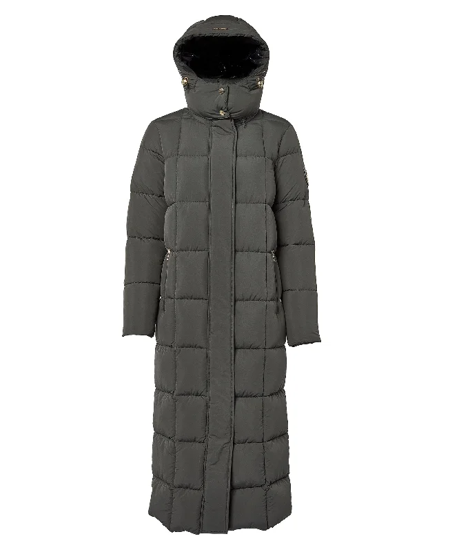 Carrington Longline Coat - Dark Olive Cardigan Sweater Pullover