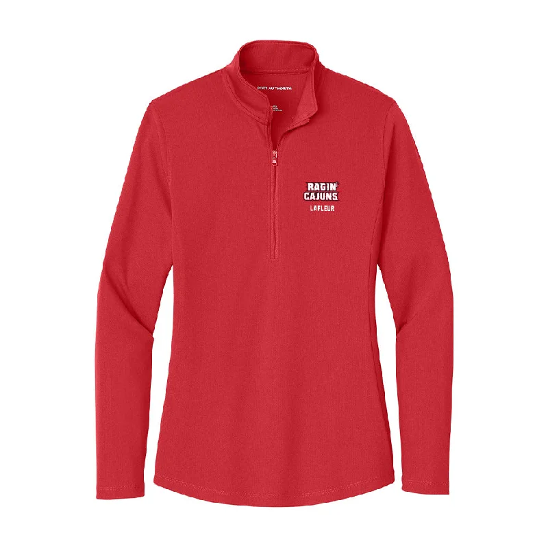 Louisiana - NCAA Women's Track & Field : Blair Lafleur - Women's Lightweight Quarter Zip Jacket Fleece Jacket Down Jacket Parka