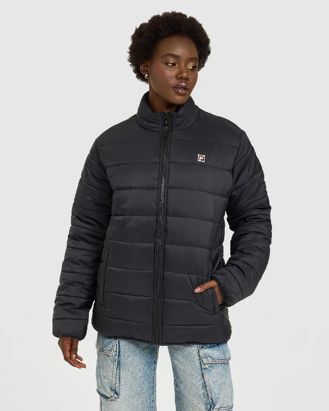 Unisex Marlo Puffer Jacket Belted Jacket Elasticated Jacket Padded Jacket