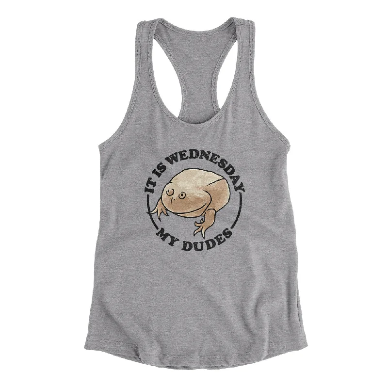 It Is Wednesday My Dudes Women's Racerback Tank navy tank top