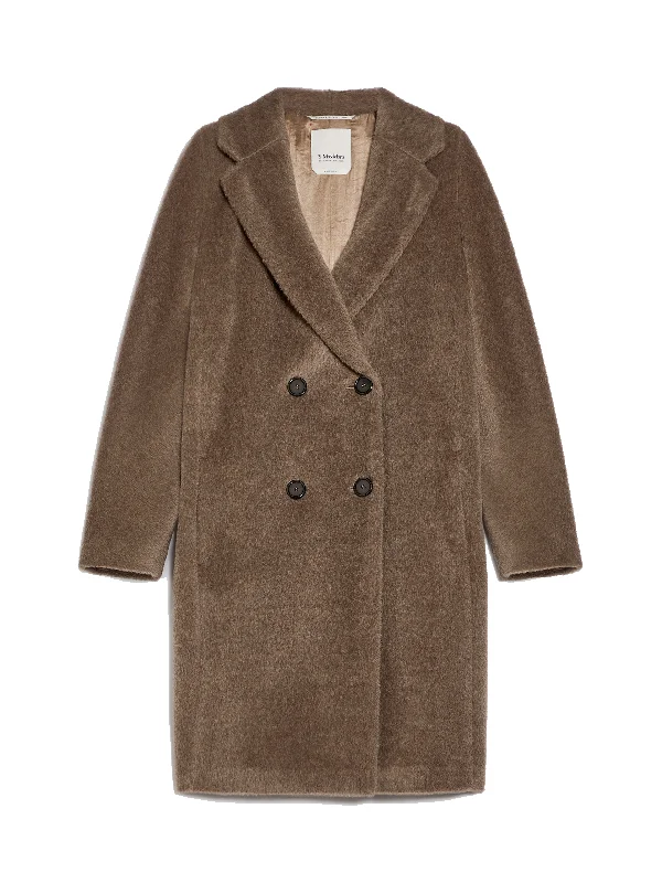 Roseto midi alpaca and wool coat Parka Anorak Hoodie