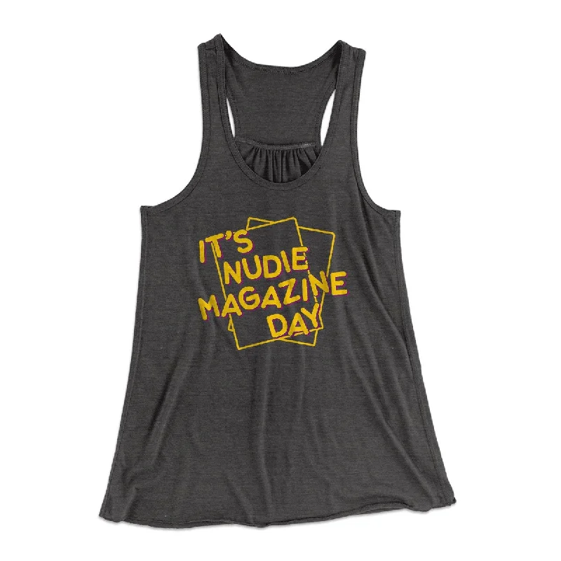 Nudie Magazine Day Women's Flowey Tank Top flirty tank top