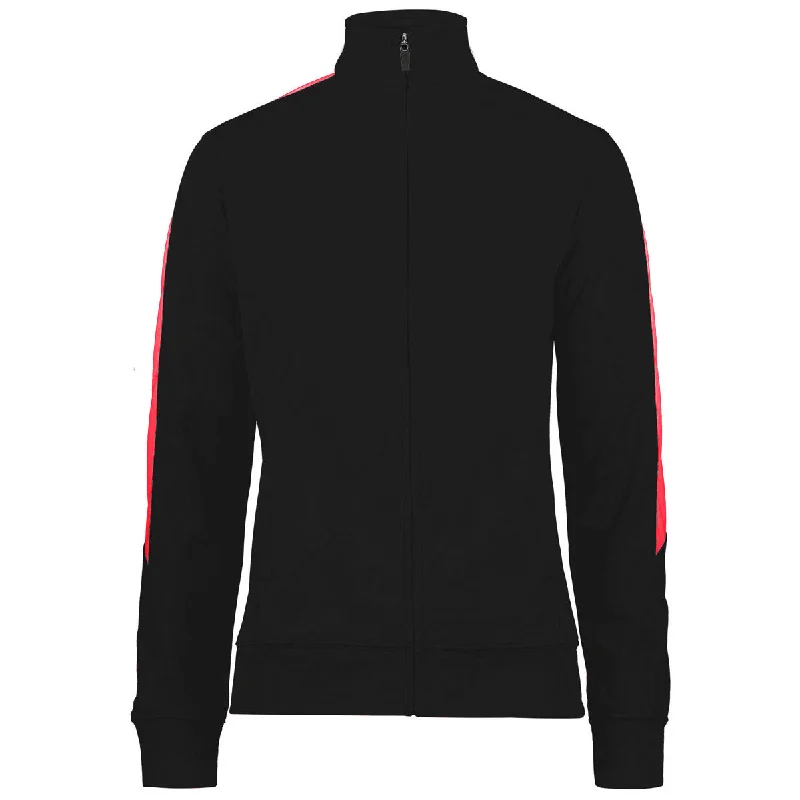 Augusta Women's Black/Red Medalist Jacket 2.0 Welt Pockets Slit Pockets Flap Pockets