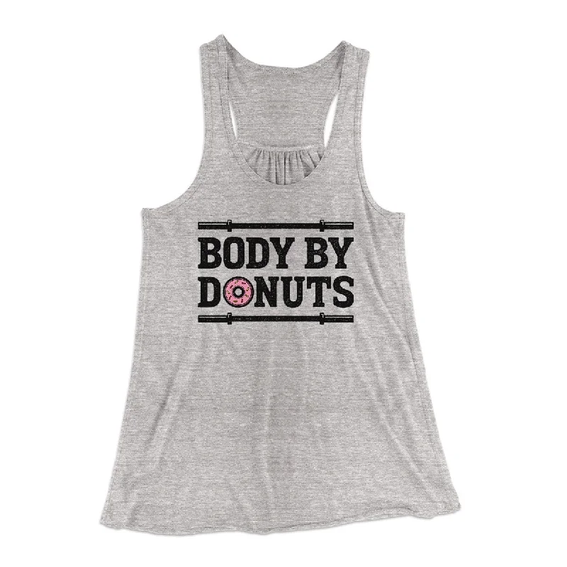 Body By Donuts Women's Flowey Tank Top turquoise tank top