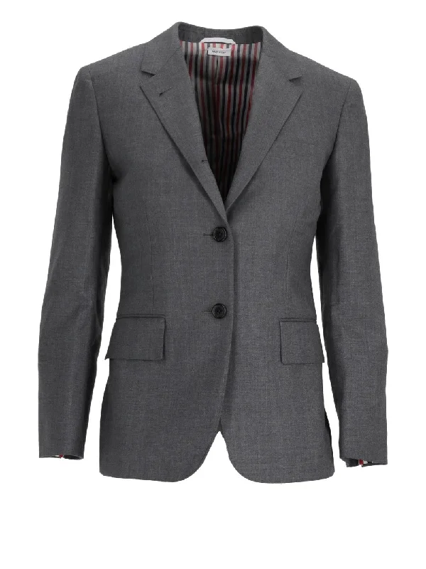 FIT 1 - CLASSIC SPORT COAT IN SUPER 120S TWILL Bomber Jacket Denim Jacket Leather Jacket