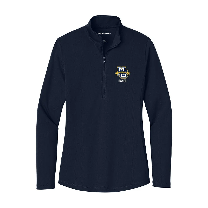 Marquette - NCAA Women's Track & Field : Sanai Baker - Women's Lightweight Quarter Zip Jacket Corduroy Jacket Velvet Jacket Brocade Jacket