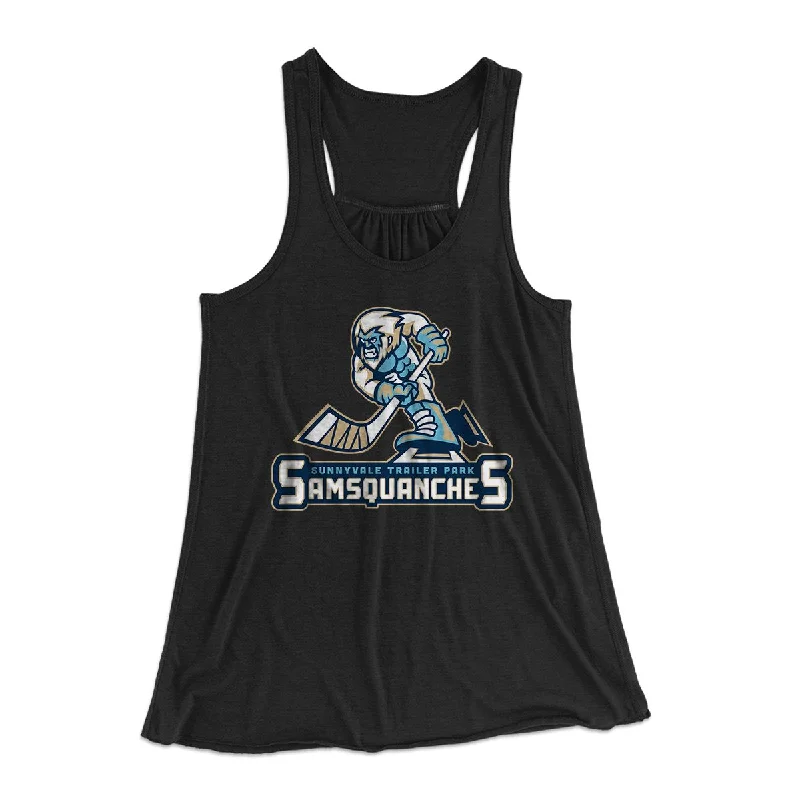 Sunnyvale Samsquanches Women's Flowey Tank Top fitness tank top