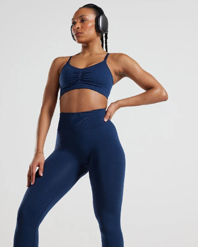 Define Scrunch Seamless Bralette | Sapphire Blue