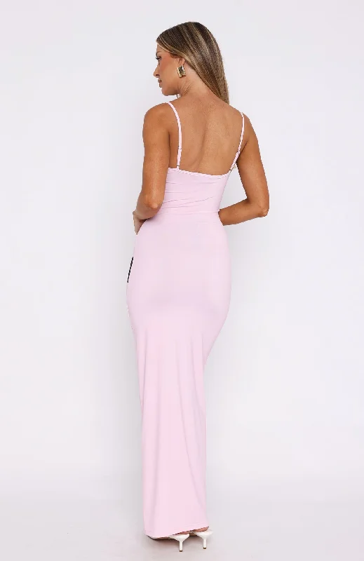 Feeling The Heat Maxi Dress Dusty Rose