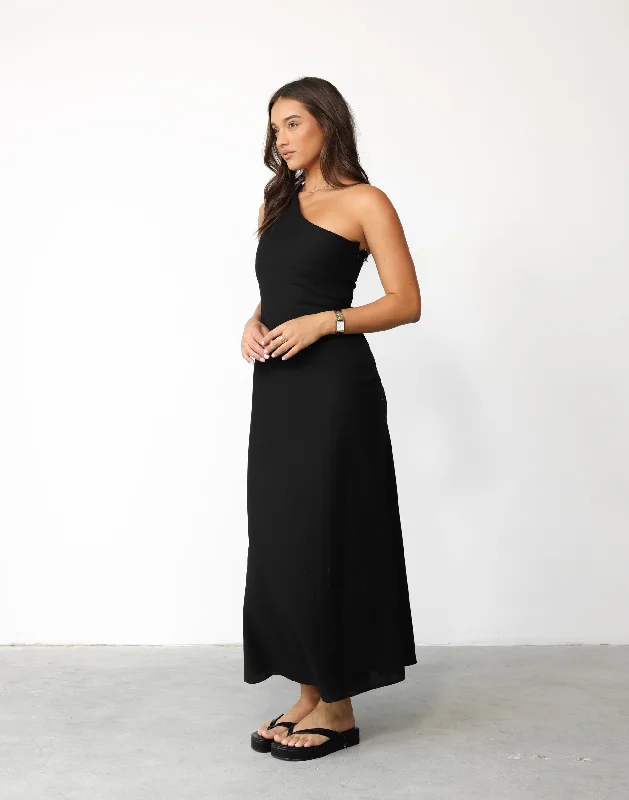 Rema Maxi Dress (Black)