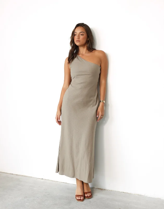 Rema Maxi Dress (Stone)