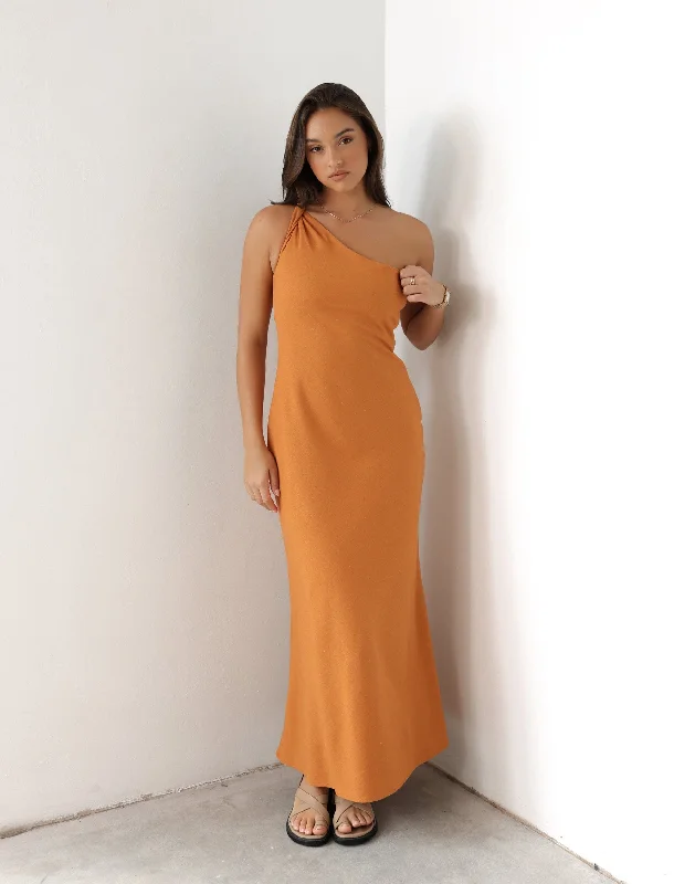 Rema Maxi Dress (Tangerine)