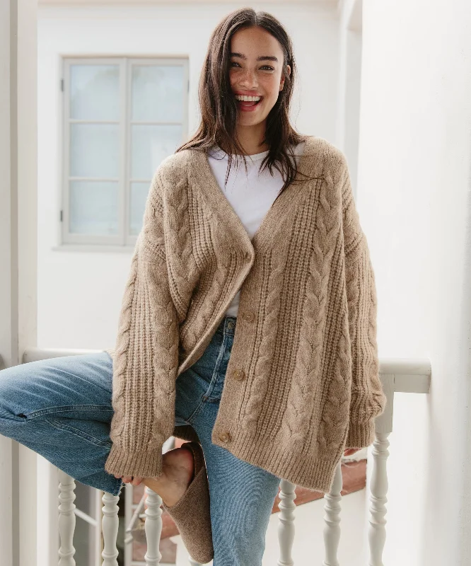 Cable Cocoon Cardigan