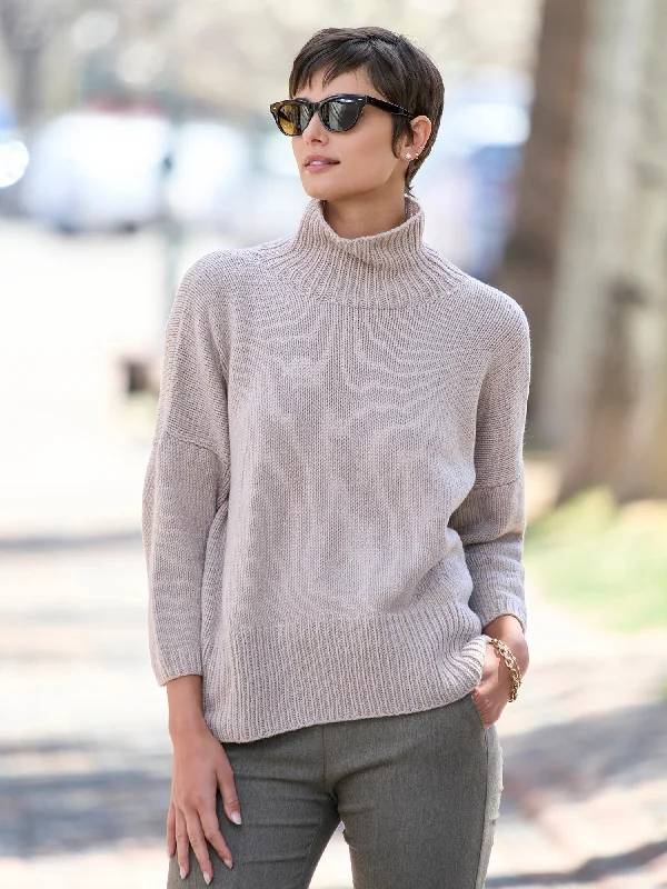 Mara Handknit Cashmere Silk Sweater