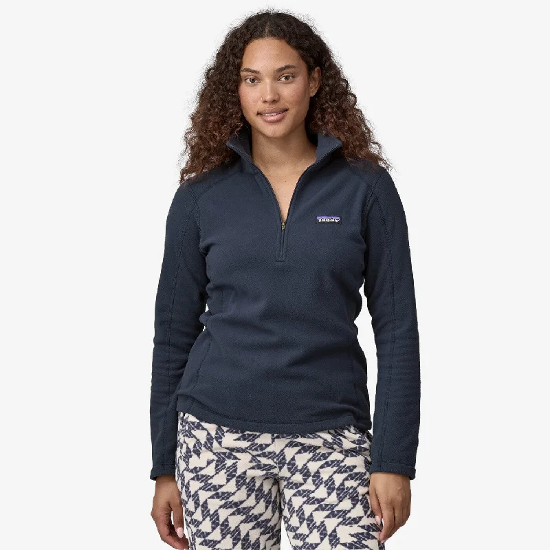 Women's Micro D Quarter-Zip Fleece - New Navy