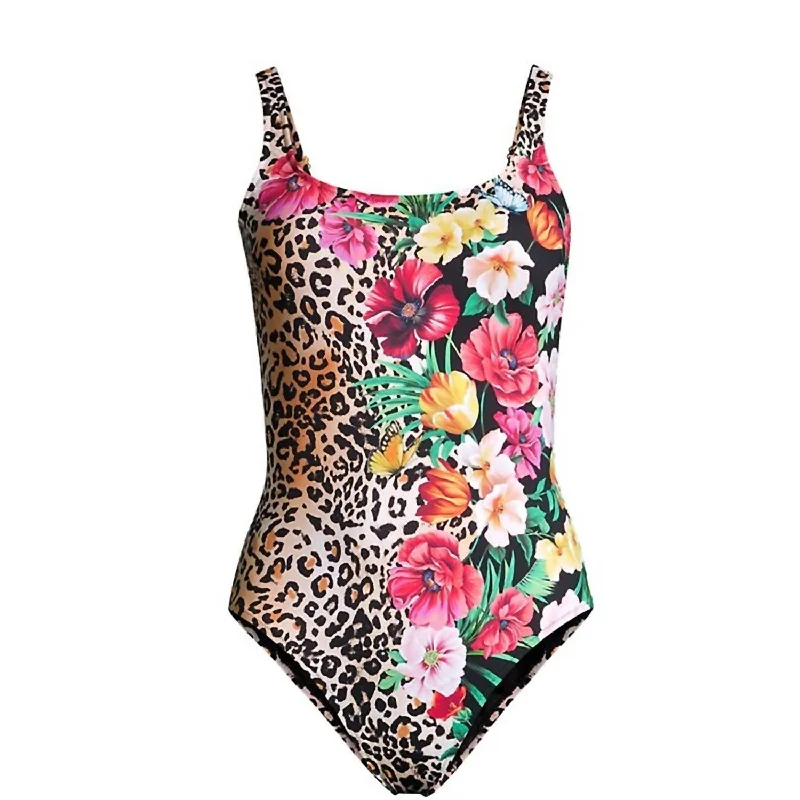 Women's Sandrita Adjustable Strap One-Piece Swimsuit In Floral Vibrant