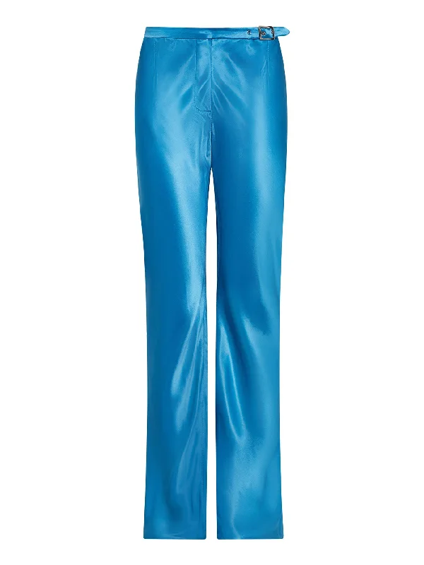 09 Sleek Belted Pant | Bold Blue