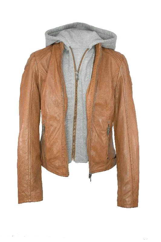 Mauritius Allice Ladies Leather Jacket Cognac