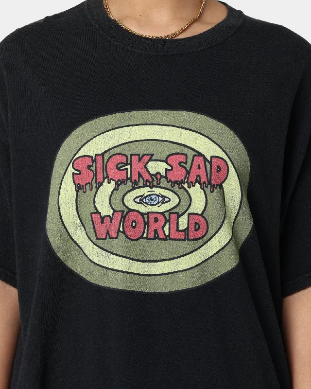 American Thrift X Daria Sick Sad World Vintage T-Shirt Black Wash