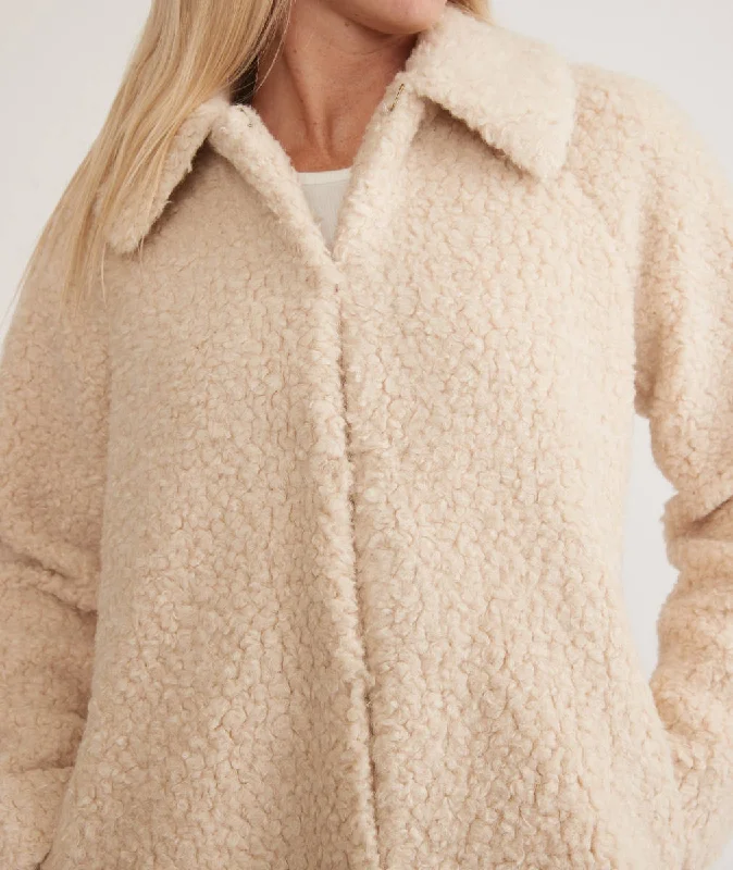 Marine Layer Aspen Coat in Cream