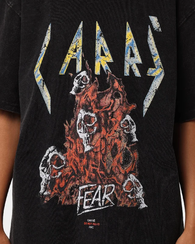 Carré Fear Vintage T-Shirt Black Wash