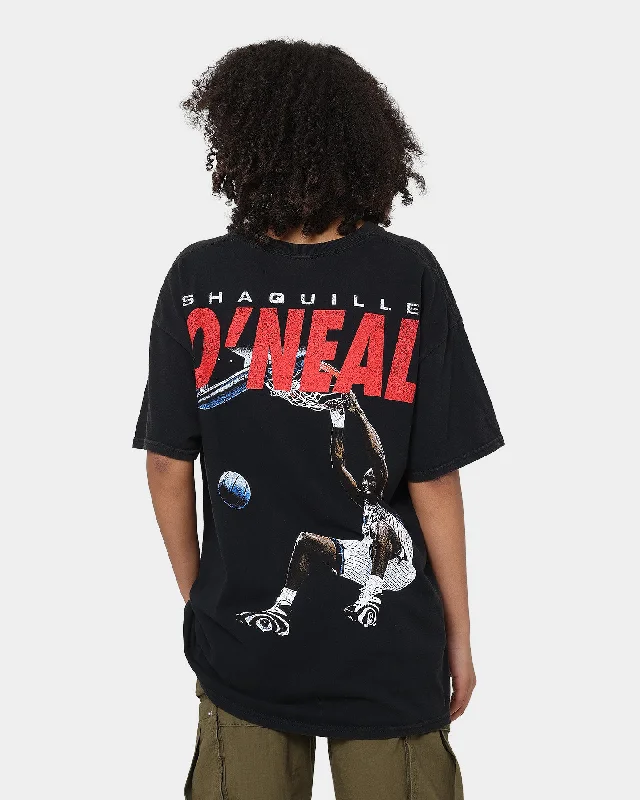 Goat Crew X Shaq Dunk Vintage T-Shirt Washed Black