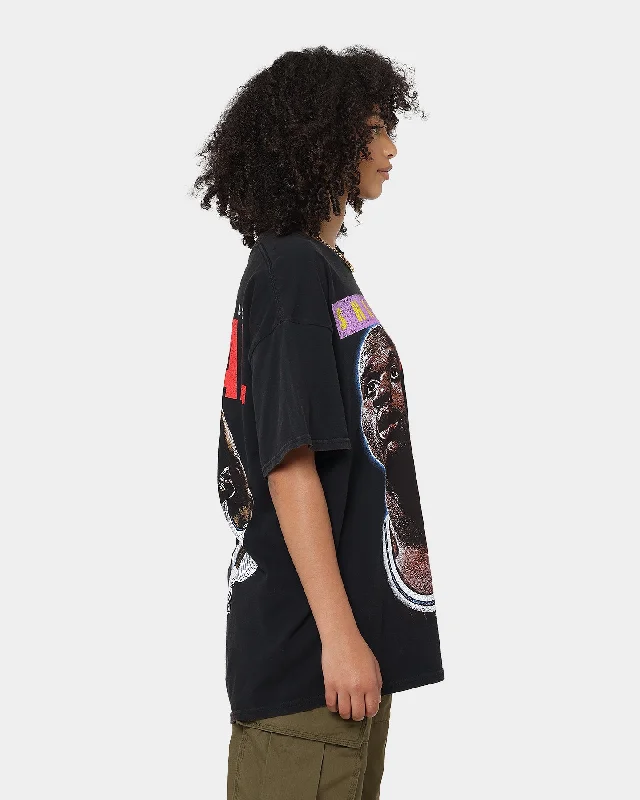 Goat Crew X Shaq Dunk Vintage T-Shirt Washed Black