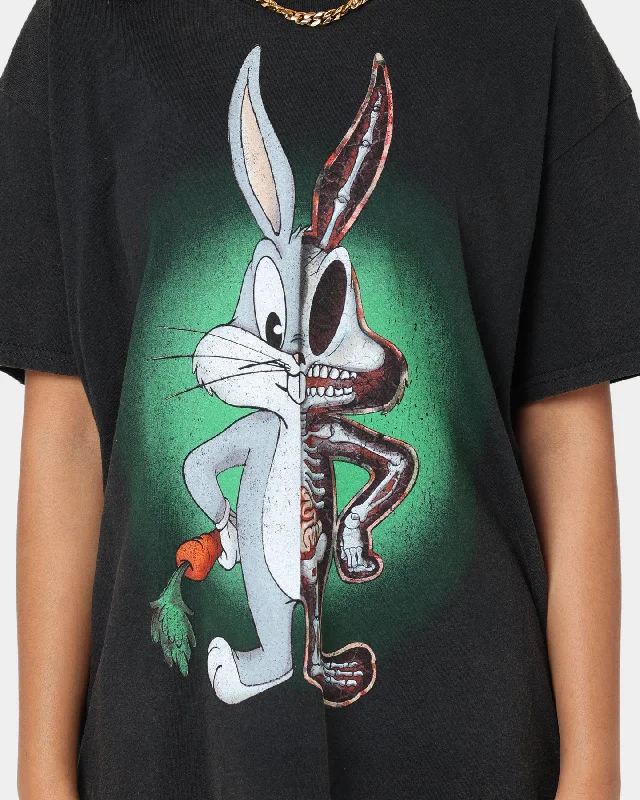 Goat Crew X Looney Tunes Bugs Bunny Vintage T-Shirt Black Wash