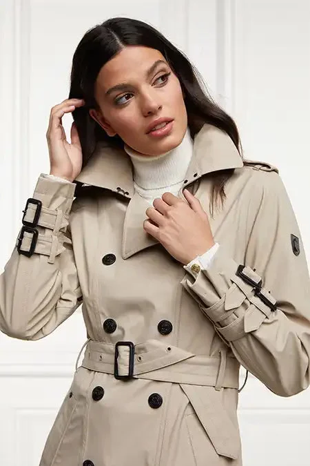 Full Length Kendal Waterproof Trench Coat (Stone)