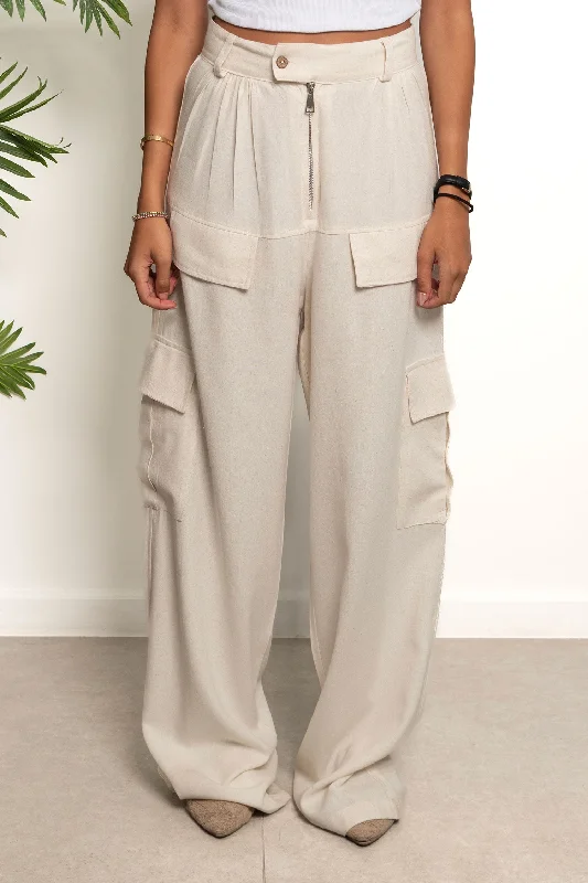 Linen Comfy Pants - Sabotage