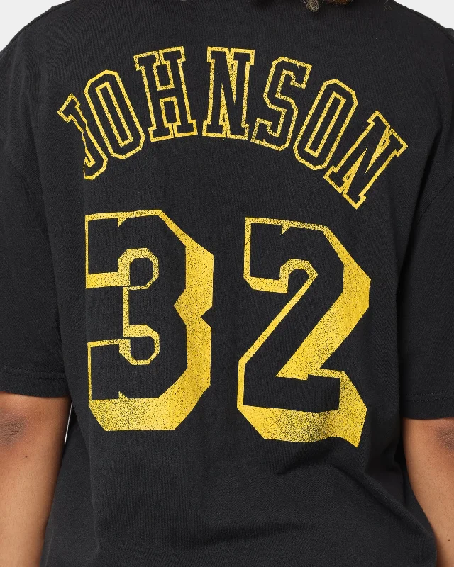 Mitchell & Ness Los Angeles Lakers Magic Johnson #32 N&N Vintage T-Shirt Faded Black