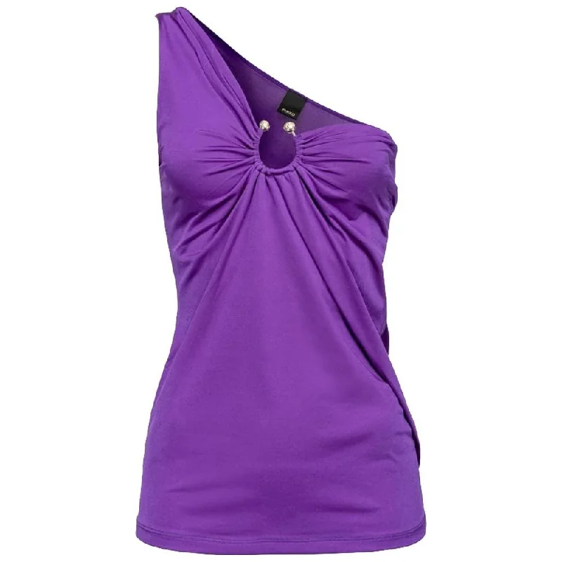 PINKO Purple Nylon Tops & T-Shirt