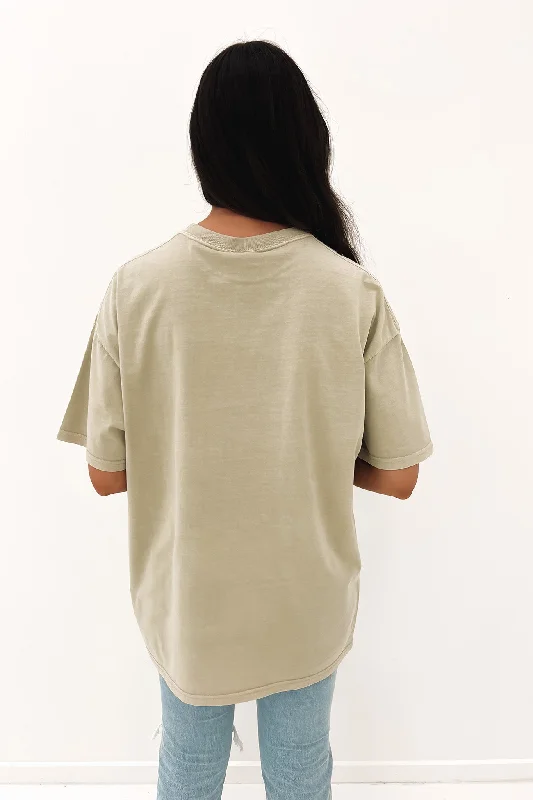 Smooth Stock Relaxed Tee Cement