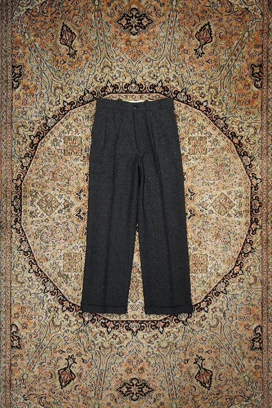 WORK TROUSERS (MELANGE CHARCOAL)