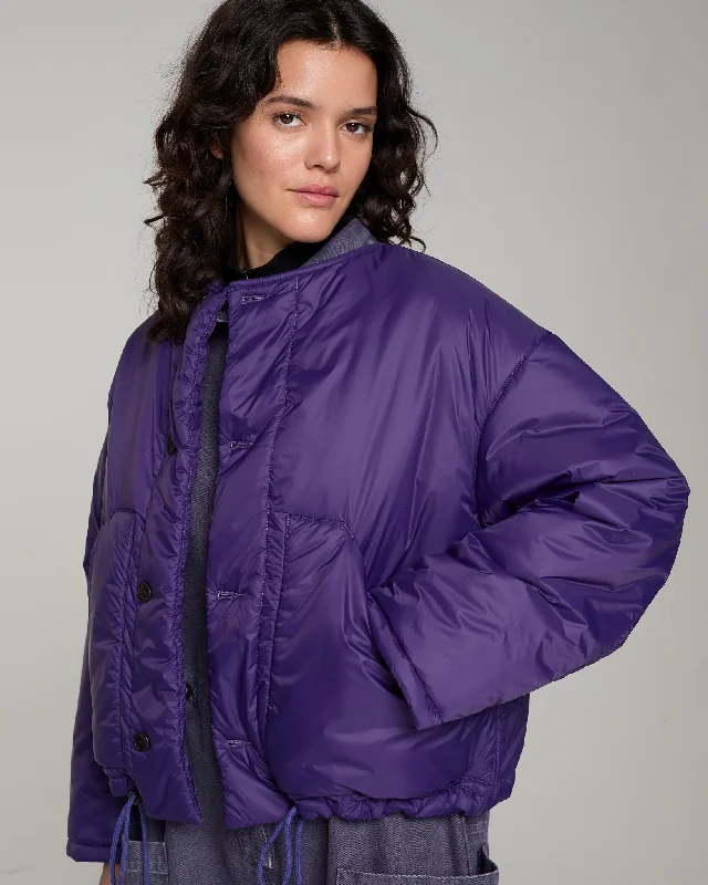 G.o.D Nuclear Jacket Padded Fury Nylon Mauve (Viola)