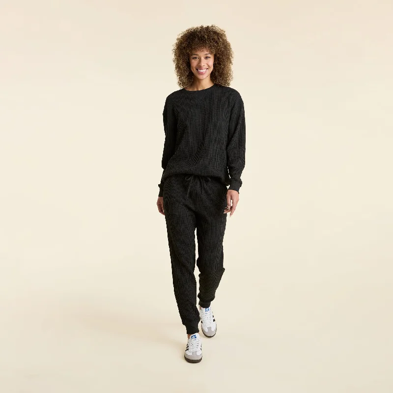 Waffle Jogger | Black