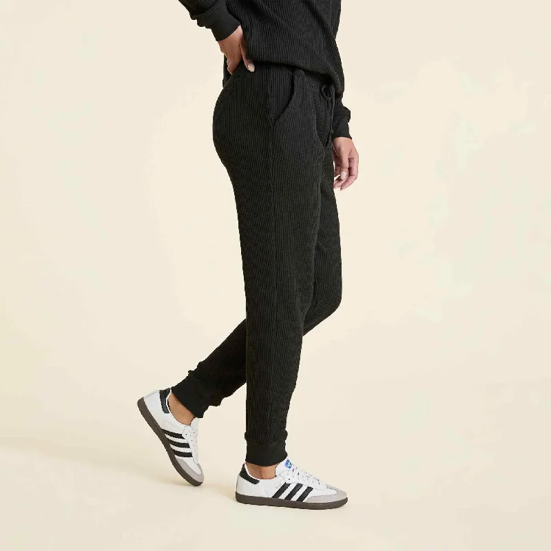 Waffle Jogger | Black