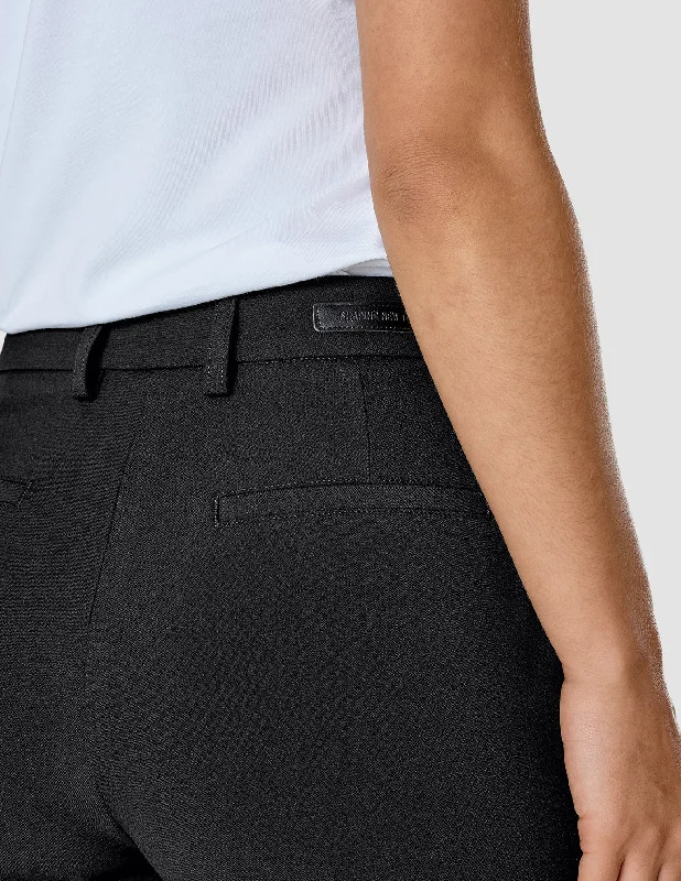 No. 1 Pants Straight Black