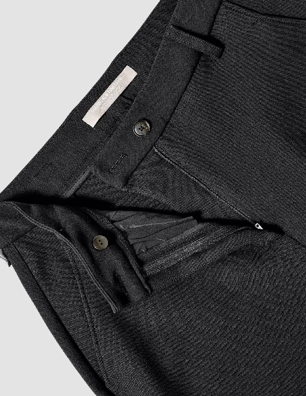 No. 1 Pants Straight Black