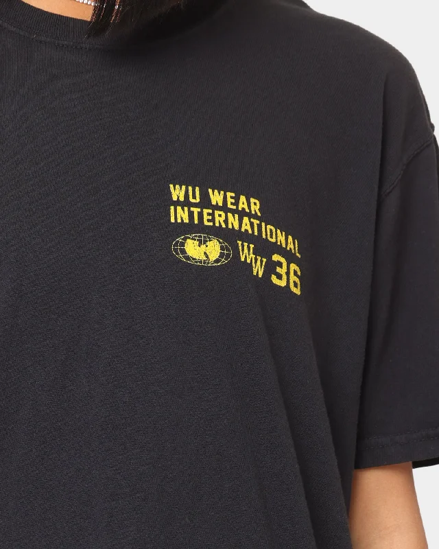 Wu Wear Merch Shaolin Vintage T-Shirt Black Wash