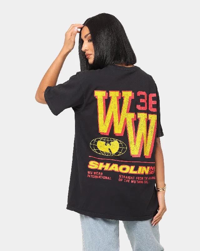 Wu Wear Merch Shaolin Vintage T-Shirt Black Wash